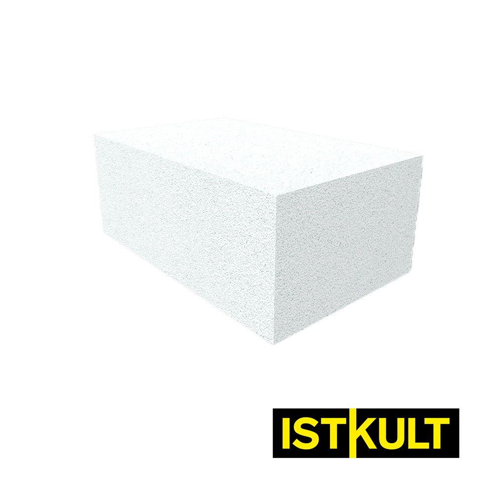 Газобетонный блок ISTKULT D400 B2,5 600х375х250 мм фото 0